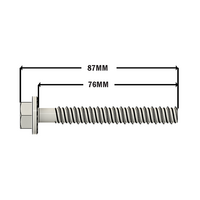 24-383S-0 MODULAR SOLUTIONS 3/8 IN X 3 IN CONCRETE SCREW ANCHOR